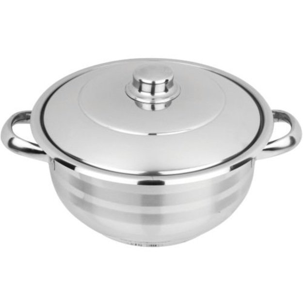 Floria ZLN7246 nerūdijančio plieno puodas su dangčiu, 4.5L, 22cm
