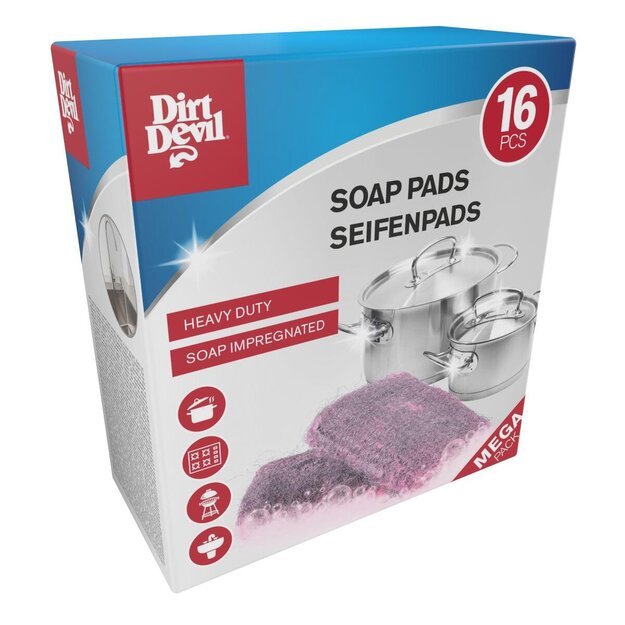 DIRT DEVIL muilo kempinėlės 16 vnt.
