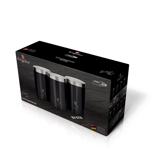 Virtuvinių indelių rinkinys Berlinger Haus Carbon Pro BH-6718 3 dalių