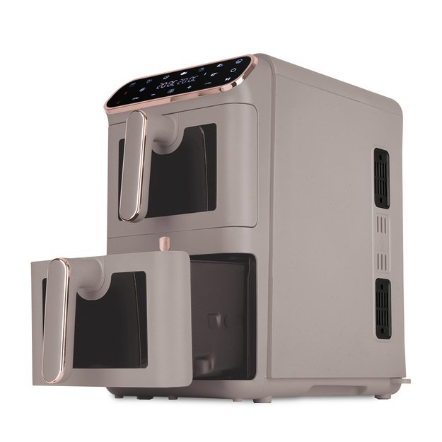 Dviguba karšto oro gruzdintuvė 11 L Berlinger Haus Taupe BH-9804