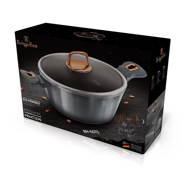 Puodas su dangčiu Berlinger Haus BH-6013 Moonlight 28 cm 6,1 l