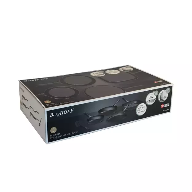 Berghoff „Helix“ 4 dalių nelipnių keptuvių rinkinys su mentelė 3