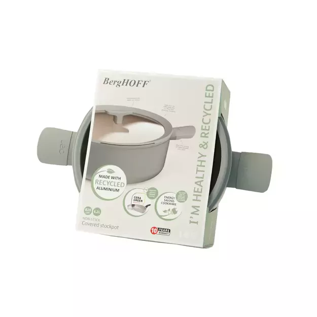 Berghoff „Balance Moonmist“ nelipnus puodas su dangčiu 28 cm / 6,5 L 1