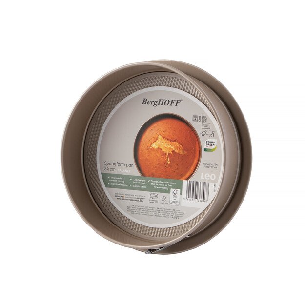 BergHOFF atsegama kepimo forma 23 cm - Balance serija su korio pagrindu ir sandariu užraktu 