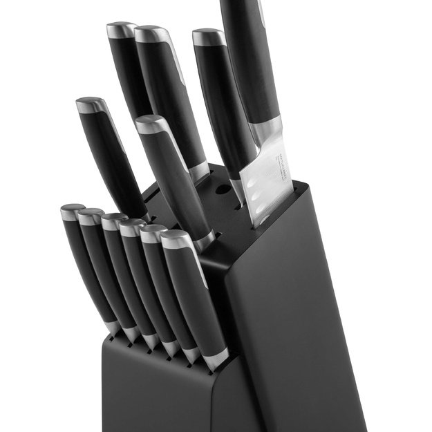 BergHOFF 17,5 cm Santoku peilis - Graphite serijos japoni&scaron;ko stiliaus nerūdijančio plieno peilis su saugia rankena 