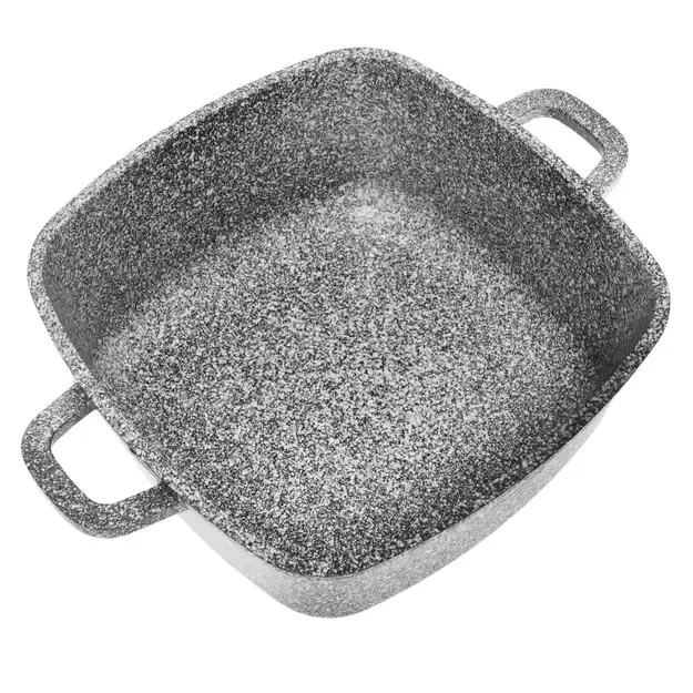Klausberg kvadratinis aliuminio puodas su keramine danga 28x28 cm, 6.5 l, KB-7532 4
