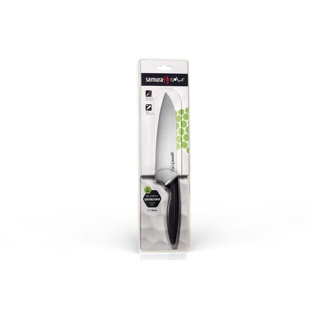 SAMURA Golf Santoku virėjo peilis 180 mm / 7,1. Kietumas 59 HRC
