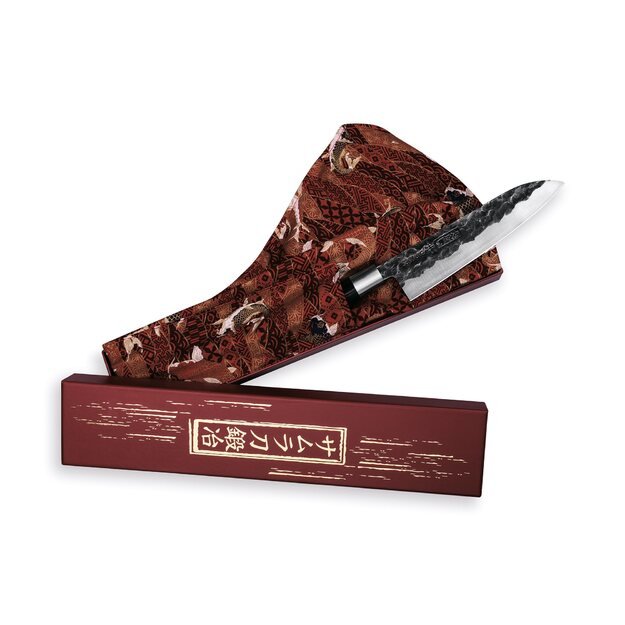Samura BLACKSMITH Nakiri japoniškas daržovių peilis 168 mm – profesionalus, aštrus ir atsparus įrankis virtuvei 