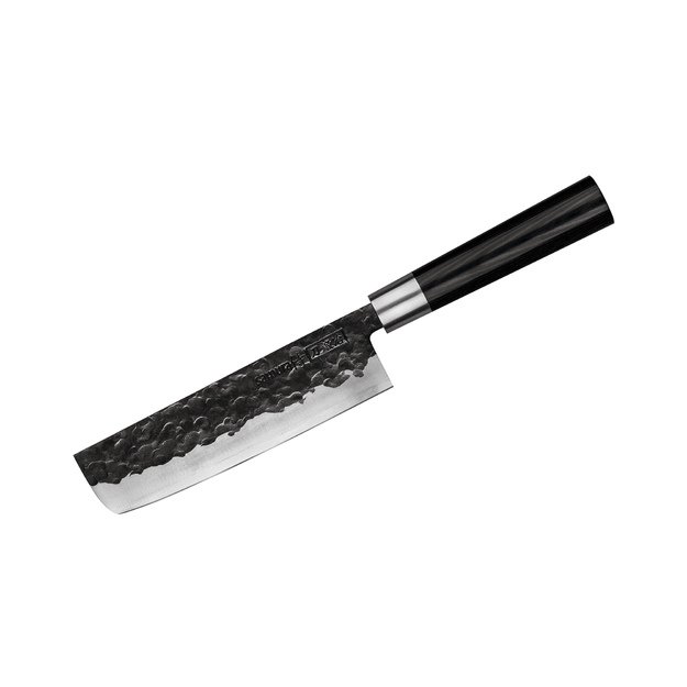 Samura BLACKSMITH Nakiri japoniškas daržovių peilis 168 mm – profesionalus, aštrus ir atsparus įrankis virtuvei 