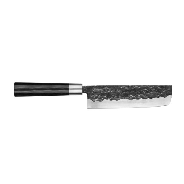 Samura BLACKSMITH Nakiri japoniškas daržovių peilis 168 mm – profesionalus, aštrus ir atsparus įrankis virtuvei 