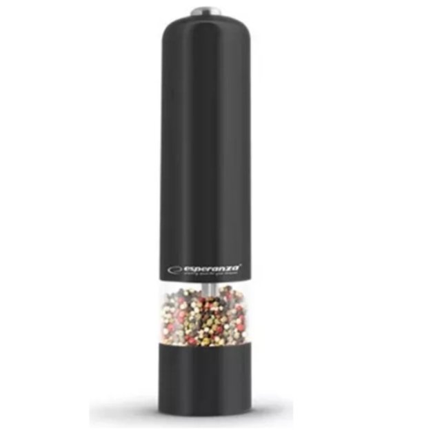 Automatinis pipirų malūnėlis Esperanza EKP001K, juodas, 23 cm