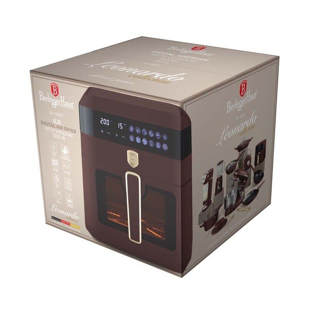 Karšto oro gruzdintuvė 6,3 L Berlinger Haus BH-9687