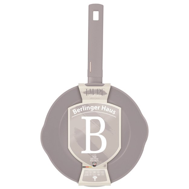 Gili keptuvė su dangčiu 24 cm Berlinger Haus Taupe BH-8090