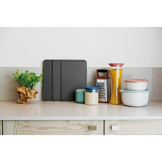 BergHOFF 11 dalių peilių blokas - Legacy serija su pjaustymo lentelėmis, galąstuvu ir magnetiniu laikymu 