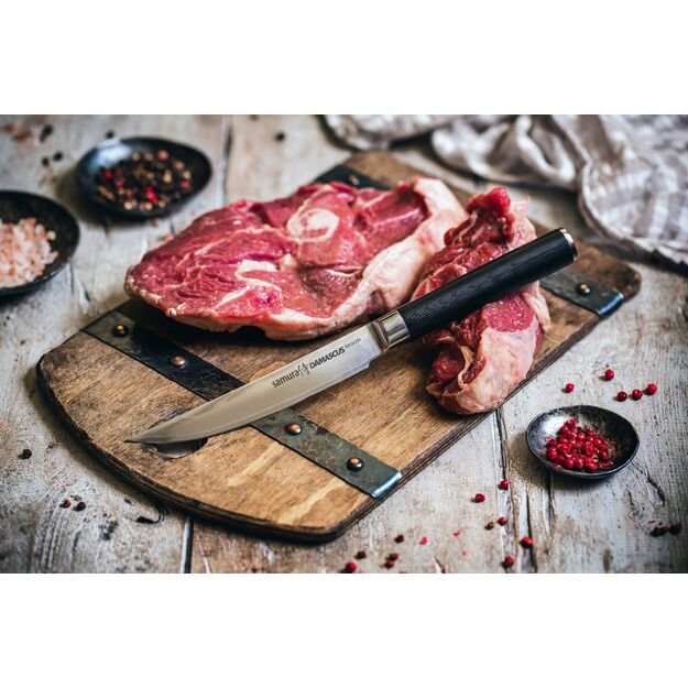 Samura DAMASCUS 4.7  Steak Knife - Premium Japanese Steel Kitchen Blade for Precision Cutting and Culinary Excellence 