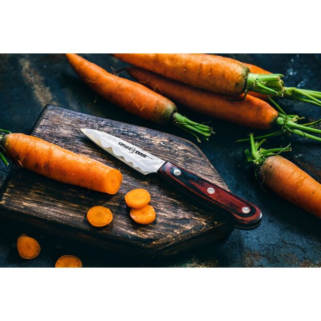 Samura KAIJU 3.1  Japanese Steel Paring Knife - Precision Kitchen Tool for Culinary Excellence 