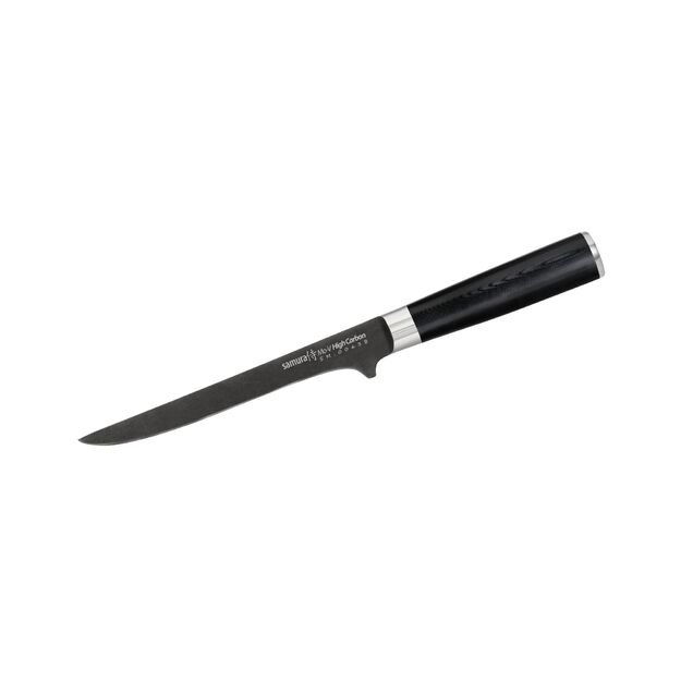 Samura MO-V 6.5  Stonewash Boning Knife - Premium Japanese Steel Kitchen Knife for Precision Filleting and Trimming 