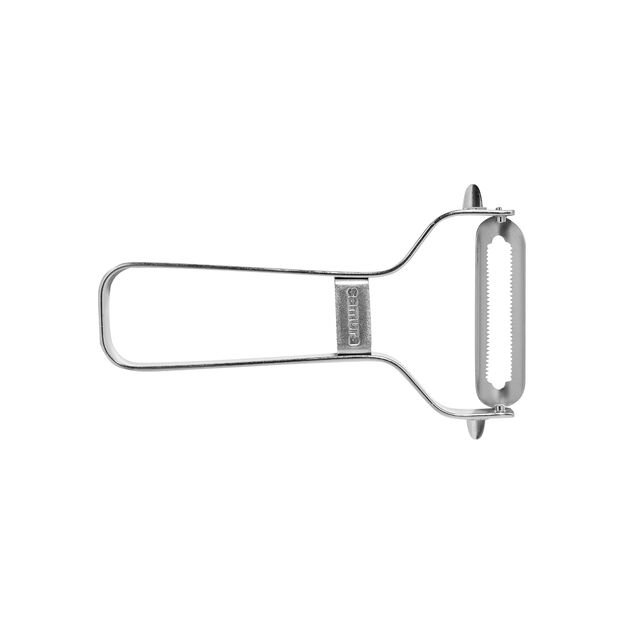 Samura Professional Serrated Vegetable Peeler - Premium Japanese Stainless Steel Kitchen Tool for Effortless and Precise Vegetable Preparation 