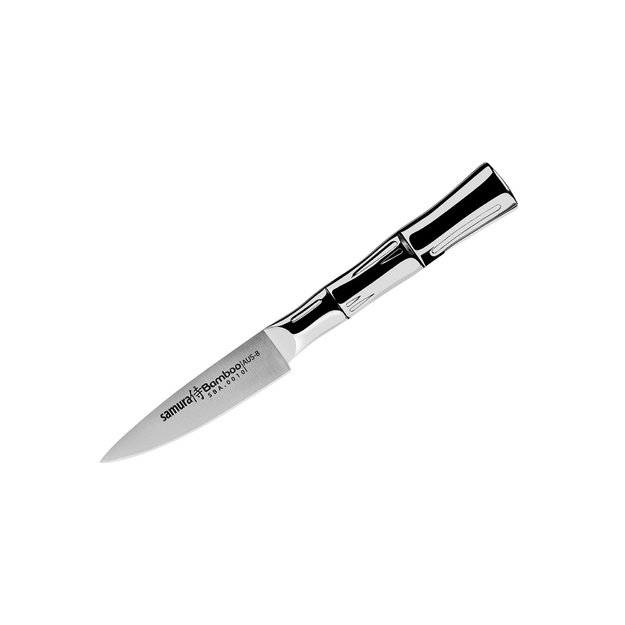 Samura profesionalus daržovių peilis, itin aštrus, mažas, pagamintas iš japoniško AUS 8 nerūdijančio plieno, 8 cm ašmenys, plieninė rankena, ergonomiškas, atsparus rūdims, skutimo peilis, virtuvinis peilis, virėjo peilis