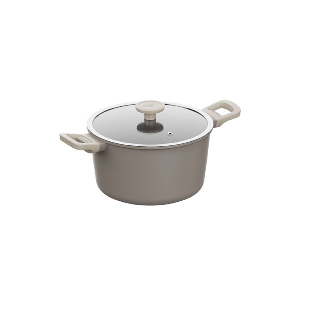 Dune nepridegantis puodas su dangčiu 24 cm 5,30 L 