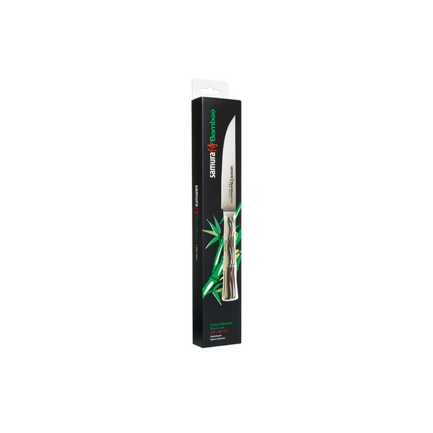 Samura BAMBOO universalus kepsnių peilis 110 mm – profesionalus virtuvės peilis, aštrus ir patvarus 