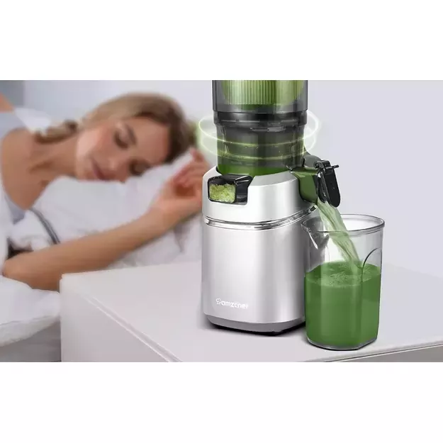 AMZCHEF lėtaeigė sulčiaspaudė 250 W, 1.8 l, sidabrinė, SJ-036-SV 5