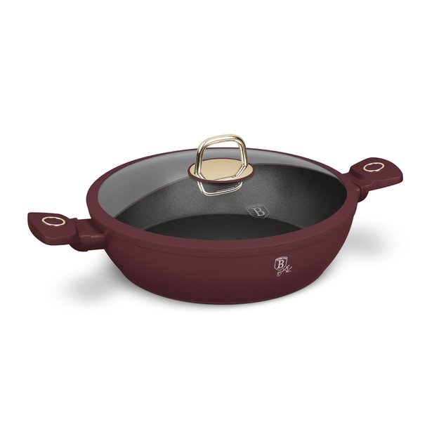 Žemas puodas su dangčiu 30 cm / 3,8 L Berlinger Haus Leonardo BH-8039