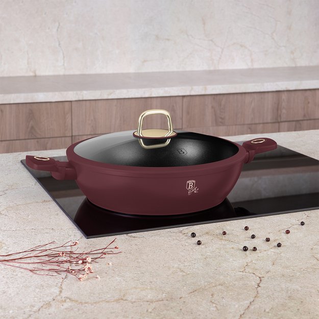 Žemas puodas su dangčiu 30 cm / 3,8 L Berlinger Haus Leonardo BH-8039