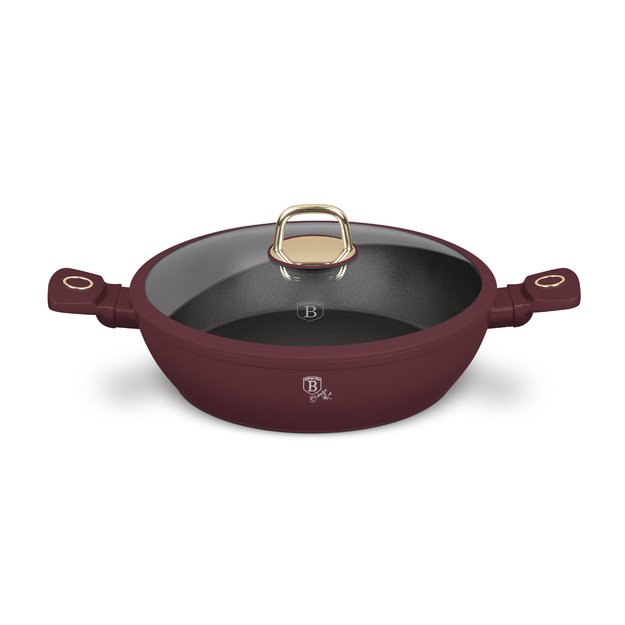 Žemas puodas su dangčiu 30 cm / 3,8 L Berlinger Haus Leonardo BH-8039
