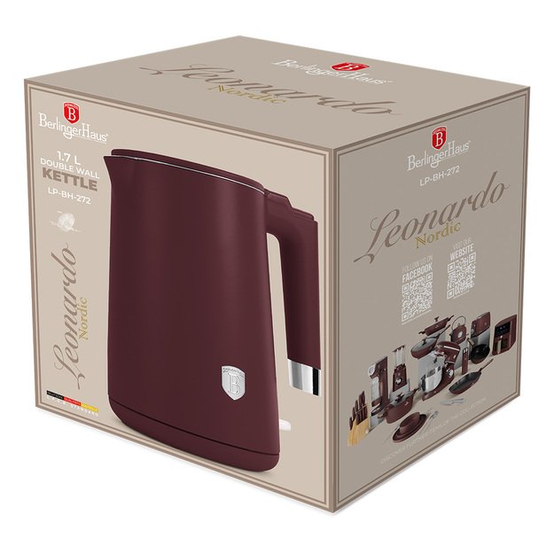 Elektrinis virdulys 1,7 L Berlinger Haus Leonardo LP-BH-272