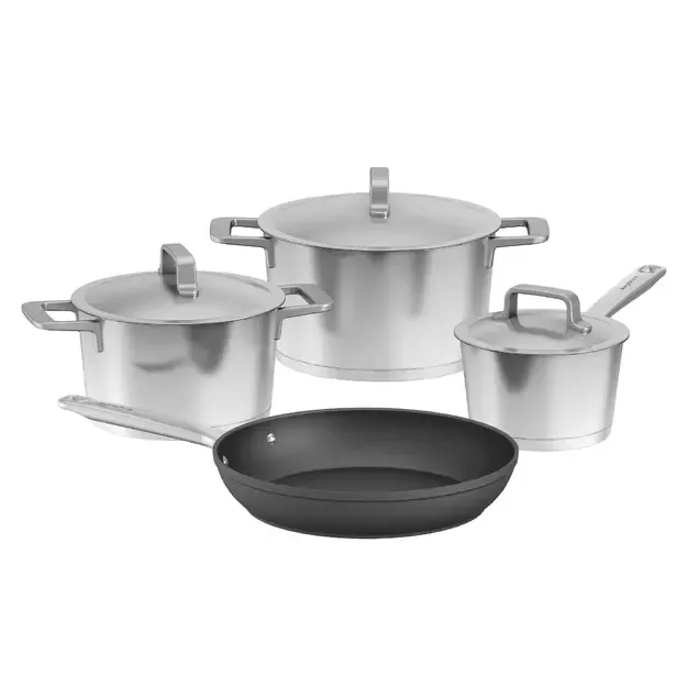 Berghoff „Meta“ 7 dalių puodų ir keptuvės rinkinys