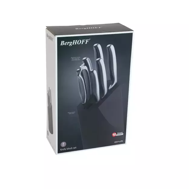 Berghoff „Frame“ 8 dalių peilių rinkinys su stovu 6