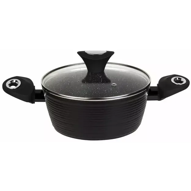 Puodų ir keptuvių rinkinys 12 dalių juodas Klausberg KB-7244 2