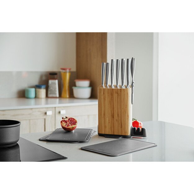 BergHOFF peilių galąstuvas - dviejų etapų rankinis galąstuvas su ergonomi&scaron;ka rankena ir neslystančiu pagrindu 