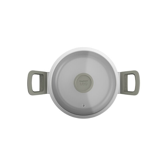 BergHOFF 6 dalių puodų rinkinys - Uqonic Downdraft serija su ry&scaron;kiomis rankenomis ir stikliniais dangčiais 