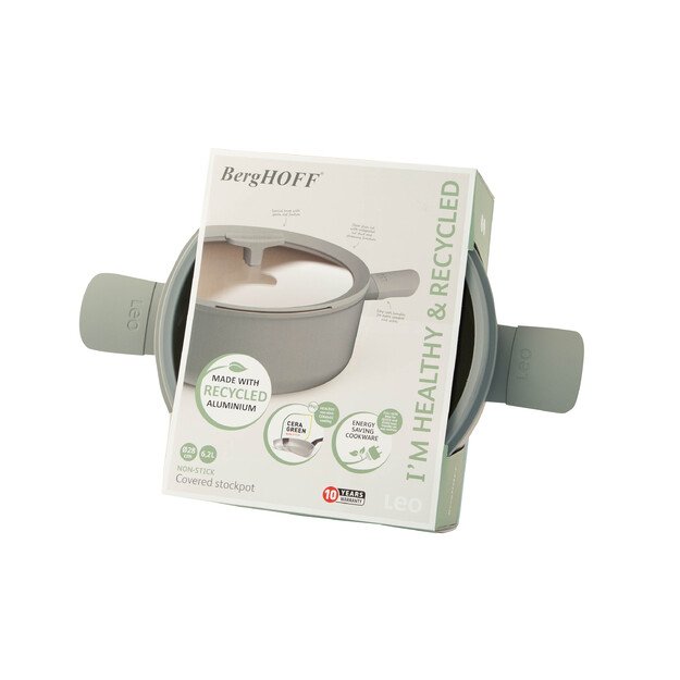 BergHOFF Balance Moonmist Puodas su dangčiu nelipnus 28cm 