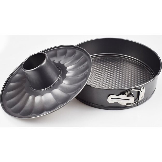 Michelino apvali atsegama kepimo forma su 2 dugnais, Ø26 cm × 6,8 cm