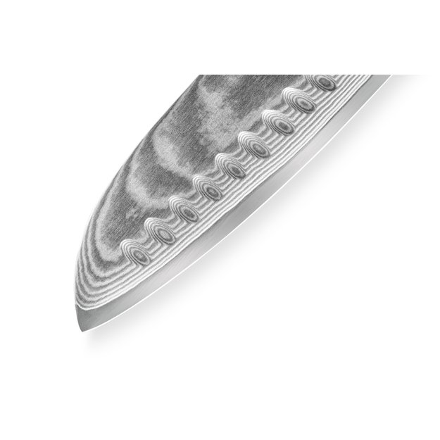 Samura DAMASCUS Santoku virtuvinis peilis 180 mm – profesionalus, damasko plieno, aštrus ir ergonomiškas 