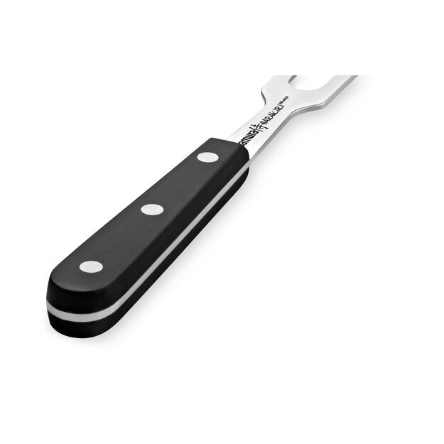 Samura HARAKIRI mėsos šakutė 21 cm, juoda – profesionali pjovimo įranga, ilgaamžė ašmenų kokybė 