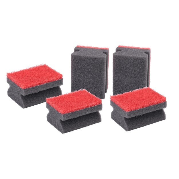 DIRT DEVIL ergonominės šveitimo kempinės, 80x60x43 mm, 5 vnt.