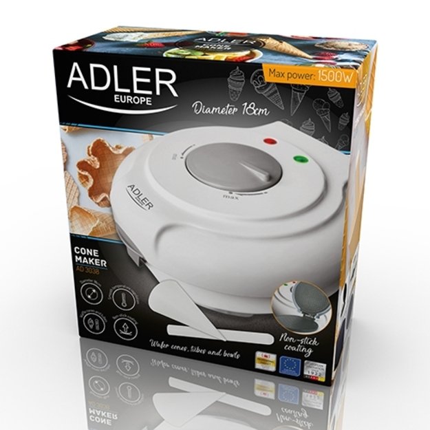 Adler AD 3038 vaflinė 1500 W 3
