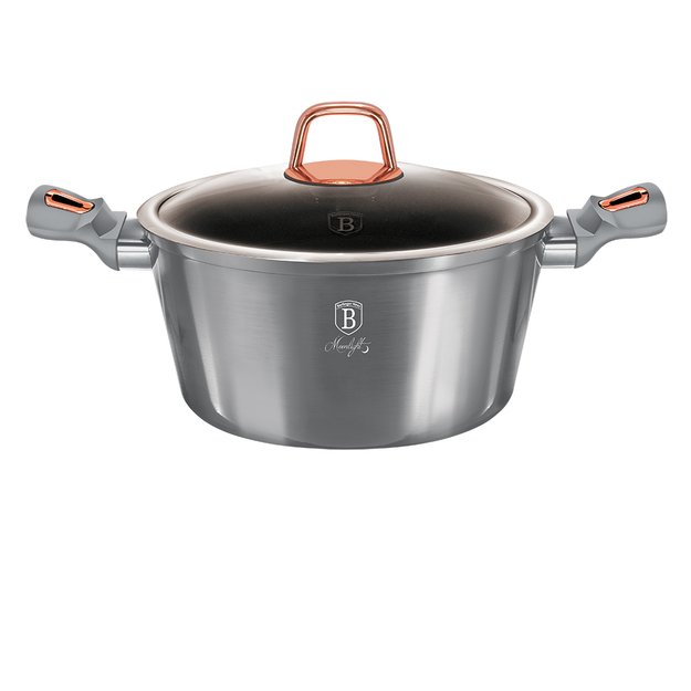 Puodas su dangčiu 20 cm Berlinger Haus Moonlight BH-6011