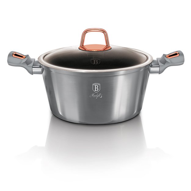 Puodas su dangčiu 20 cm Berlinger Haus Moonlight BH-6011