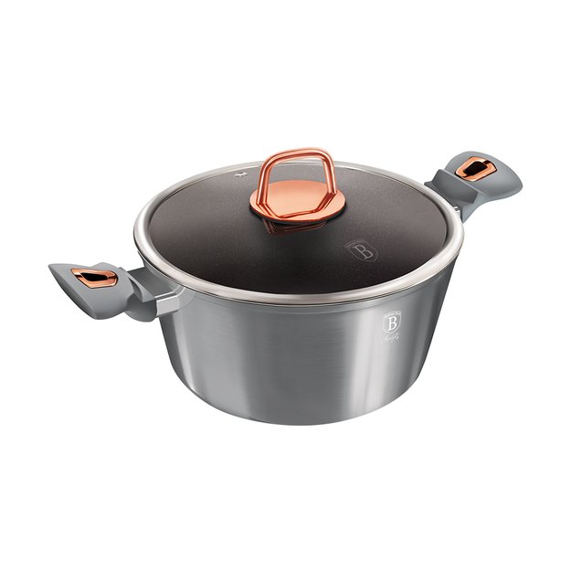 Puodas su dangčiu 20 cm Berlinger Haus Moonlight BH-6011