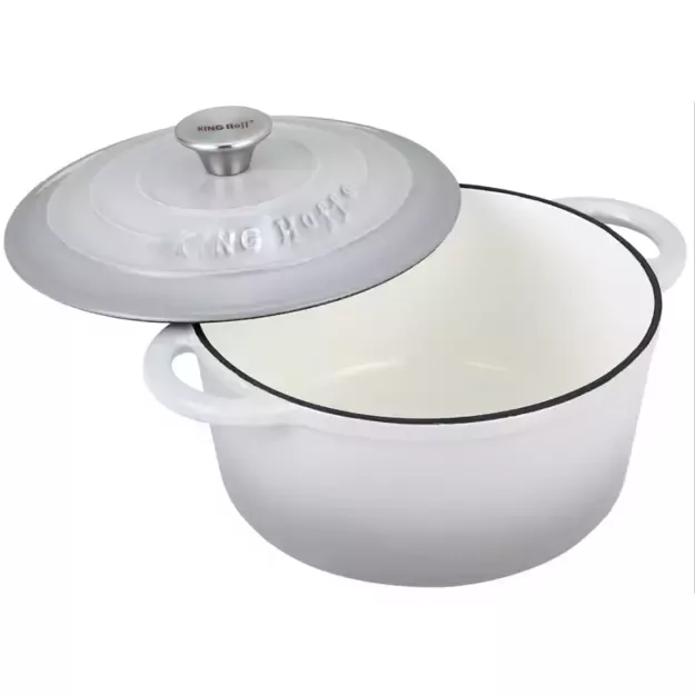 KINGHoff pilkas ketaus puodas KH-1520, Ø22 cm, 2,4 l 2