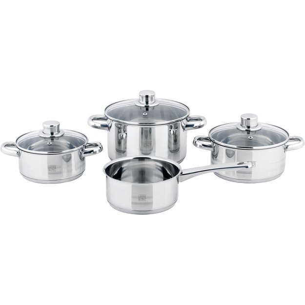 Puodų rinkinys 7 dalių nerūdijančio plieno CS Kochsysteme BELM