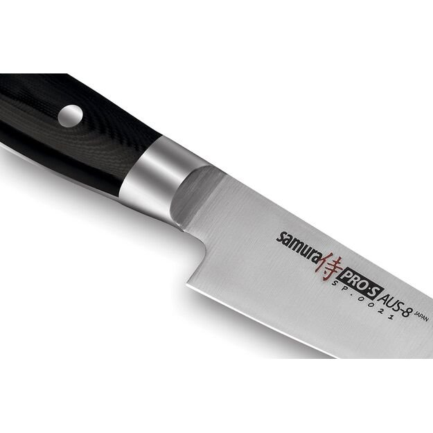 Samura PRO-S Professional Kitchen Knife Set: Utility & Chef s Knife Made of Premium Japanese Steel for Culinary Excellence 
