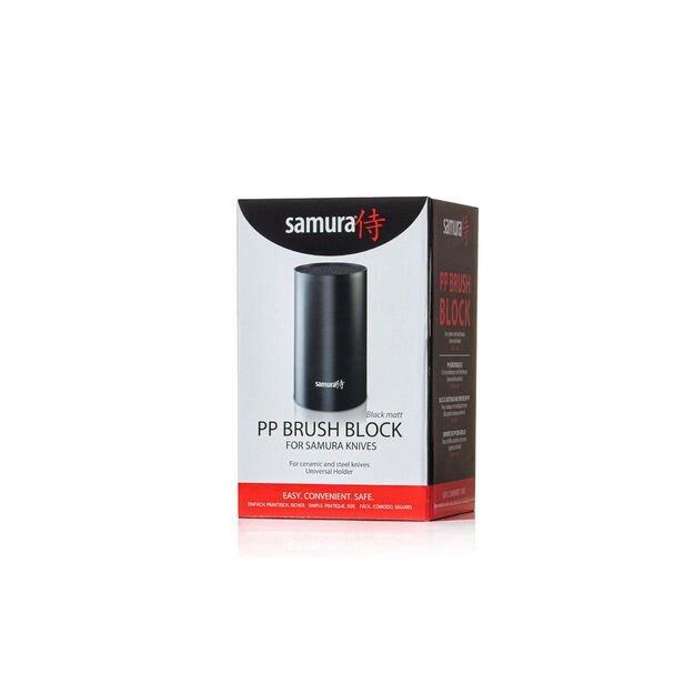Samura plastikinis peilių blokas su lanksčiais strypais, 225 mm 