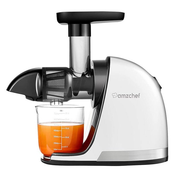 AMZCHEF lėtaeigė sulčiaspaudė 150 W, balta, 1501-WT 1