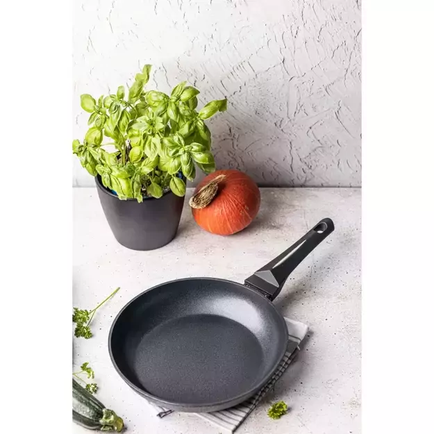 Keptuvė, Ø24cm, juoda, marmurinė, Klausberg KB-7689 2